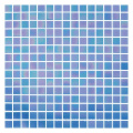 Colored Glaze Strip Glass Crystal Mosaic Wall Art